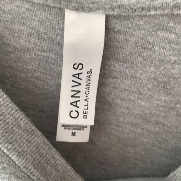 Bella Canvas size medium with graphic, my heart belongs to a farmer - Picture 3 of 6